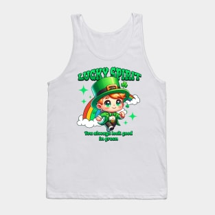 LUCKY SPIRIT YOU ALWAYS LOOK GOOD IN GREEN Tank Top